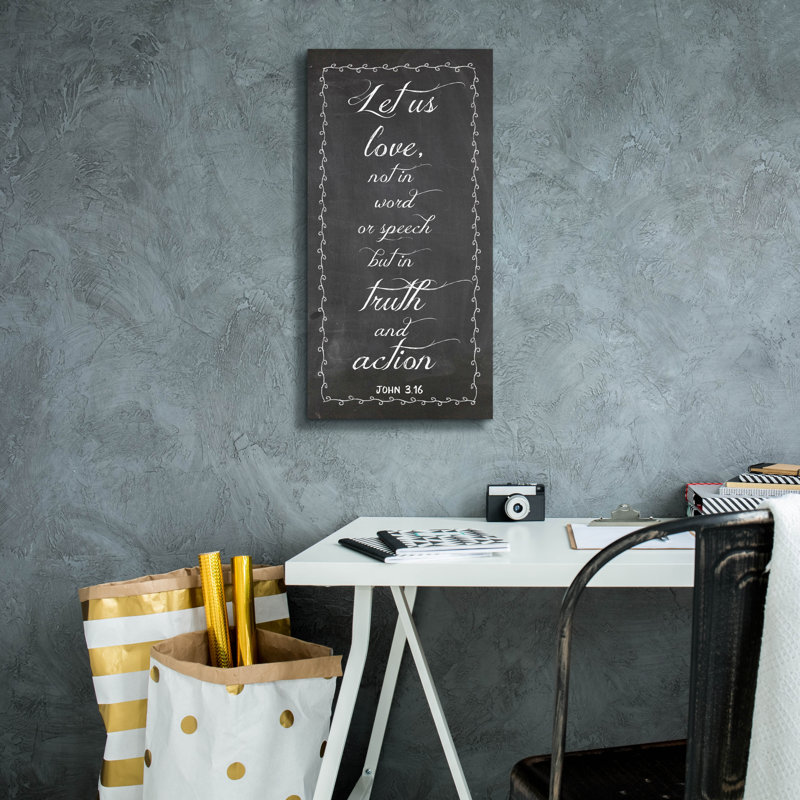 'John 3.16' by Erin Clark Canvas Wall Art, 24" H x 12" W x 0.75" D