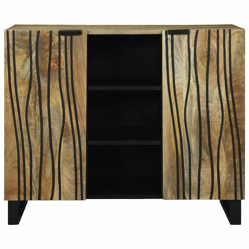 90cm Solid Wood Sideboard