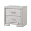 Table de chevet de style transitionnel avec ports USB