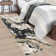 Abstract Machine Washable Rug with Rubber Backing Non-Slip Area Rug for Living Room Bedroom Dining Room Office