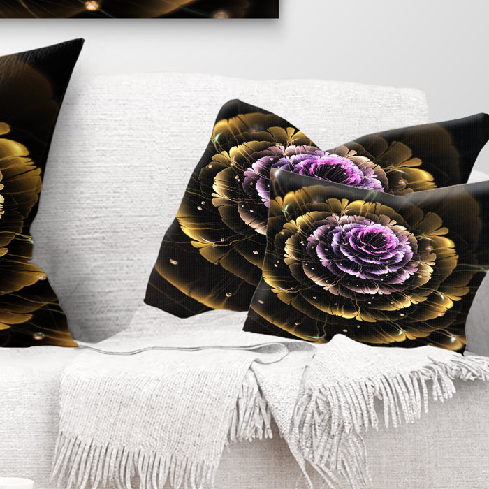 Coussin lombaire floral parfait
