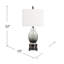 Lampe de table 32 po mila Abrahamson