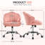 Velvet Desk Chair-350166451