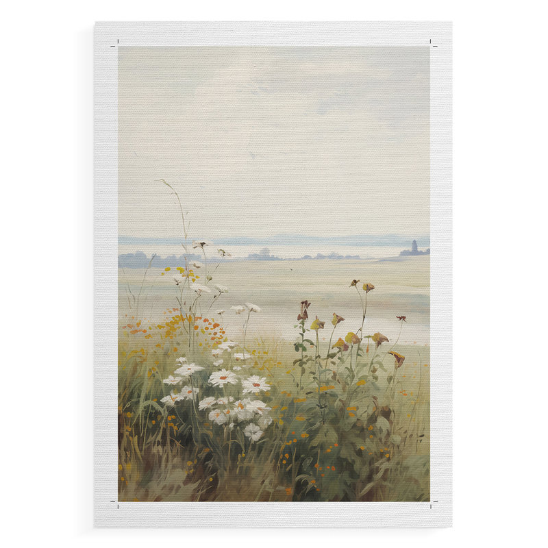 «Vintage Landscape XV», impression sur toile seulement - non encadrée