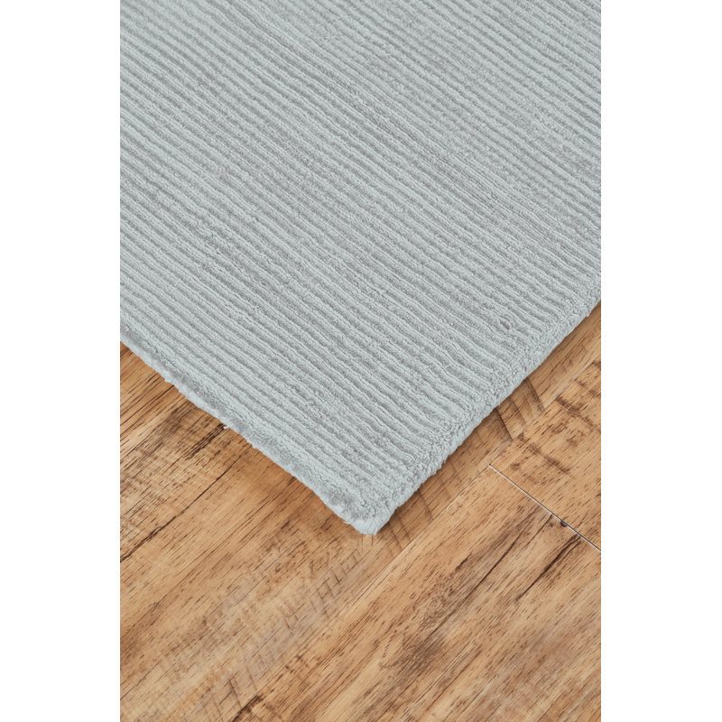Tapis brume crocheté à la main Riaria, Rectangle 3 pi 6 po x 5 pi 6 po