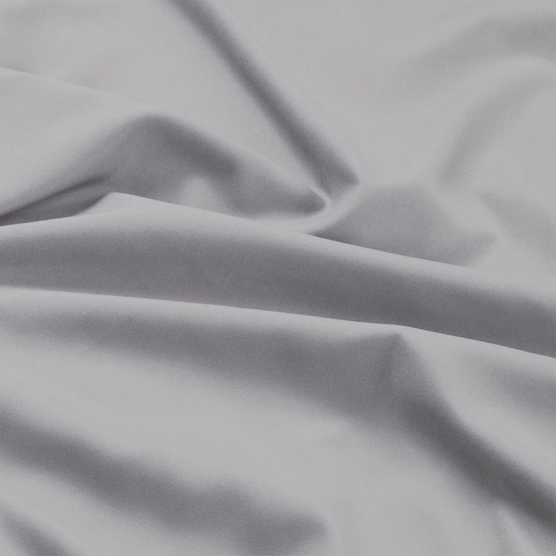 Ensemble de housse de couette en microfibre de luxe - literie moelleuse, infroissable et de qualité hôtel, Argent argent