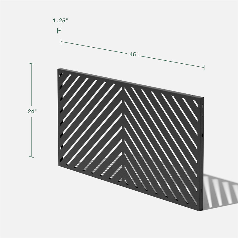 3.75 ft. H x 2 ft. W Screen Series Arrow Privacy Screen