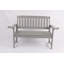 Banc minimaliste gris clair écologique et recyclable-1212399921