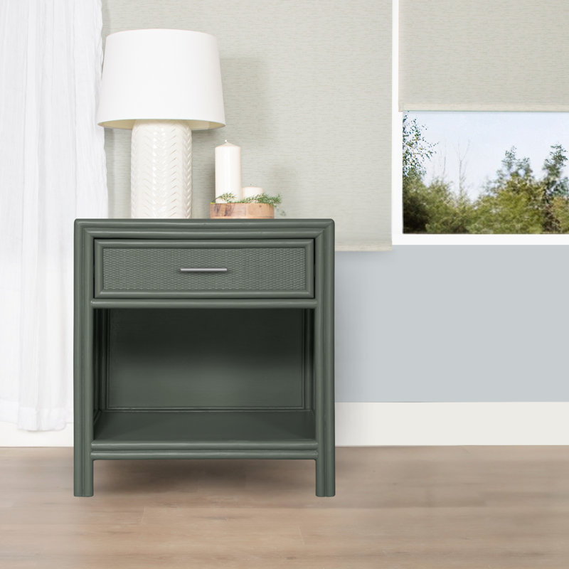 Aruba 1 - Drawer Nightstand, Evergreen