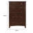 Alveta 31.6'' W 5 - Drawer Dresser-1261602894
