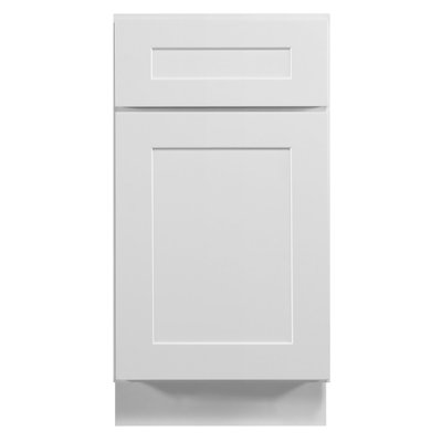 Design House Brookings Unassembled Shaker Base Kitchen Cabinet, White