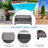 Jumpol 4 - Person Patio Conversation Set with Cushions