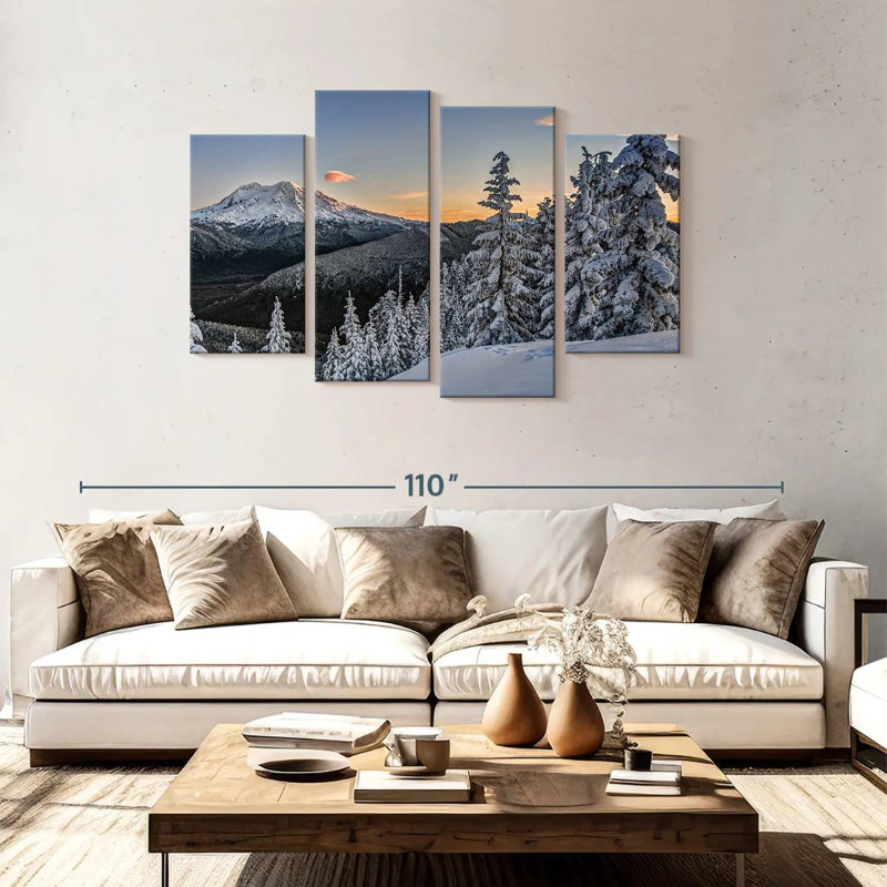 Alvord Mount Rainier Sunrise, H 48 po x l 75 po