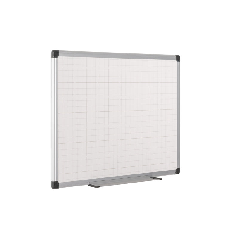 Maya Wall Mounted Magnetic Whiteboard, 100cm H x 150cm L x 1.5cm D