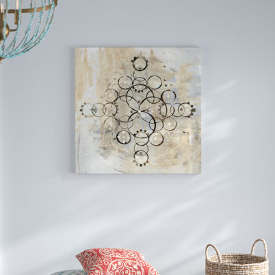 Neutral Mandala II Crop by Melissa Averinos - No Frame Painting on Canvas