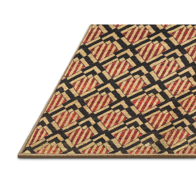 Abstract Indoor Rug, Rectangle 6' x 9'