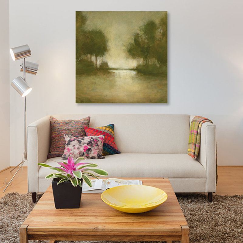 « golden valley i », impression sur toile, H 12 po x l 12 po x P 0,75 po, Pas de tapis, Toile tendue