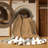 Washable Picket Fence Border Farm Area Rug-914259869