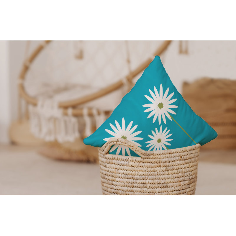 Housse et insert de coussin d'extérieur Daisy May, H 20 po x l 20 po, Caraïbes