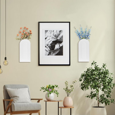 Edessa Wood Wall Vase