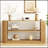 Mirod Modern Entryway Console Table - Slim Sofa Table with Open Shelf & Elegant Wood Grain, Multi-Functional Hallway Table for Living Room-1031619481