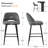 Jayden 26.5'' Upholstered Counter Stool-403346004