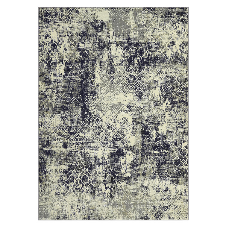 Modern Abstract Aesthetics Area Rug Machine Washable Lightweight Living Room Rug Low Pile Non Slip Stain Resistant Bedroom Carpet Soft Bedside Runner Rug Indoor Decor Floor Mat