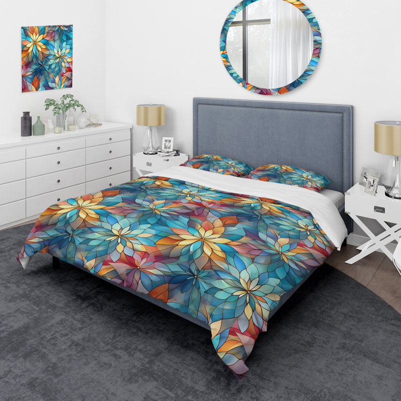 Ensemble de housse de couette Spiritual Renewal Mediation, Housse de couette simple + 1 taie décorative stan