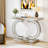 39-Inch Mirrored Console Table, Modern Glass Silver Entryway Table-1855927163