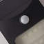 Imel Black 20cm H Solar Powered Integrated LED Outdoor Flush Mount with Dusk to Dawn
