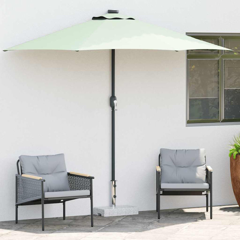 Parasol gris moyen à base de parasol Endurance, Gris