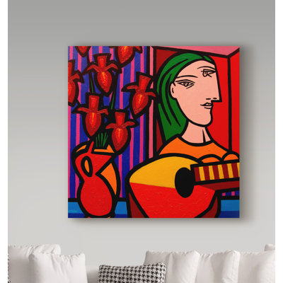 « hommage to picasso 2 », reproduction d’impression sur toile tendue