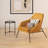 Faux Leather Armchair-775540048