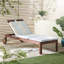 Striped Garden Lounger Pad