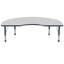 Table d'activité 48 "x 72" avec moulures en T et pieds réglables-99077993-39310977