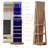 Modern Wood Jewellery Armoire With Rotating Mirror And LED Lights-98972567
