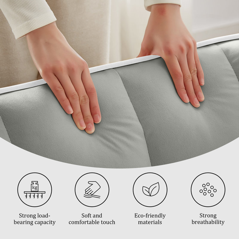 36.04" Convertible Sofa Bed, Gris 1