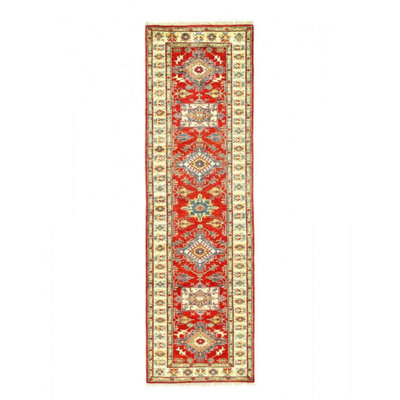 Hand Woven Cotton and Wool Oriental Area Rug