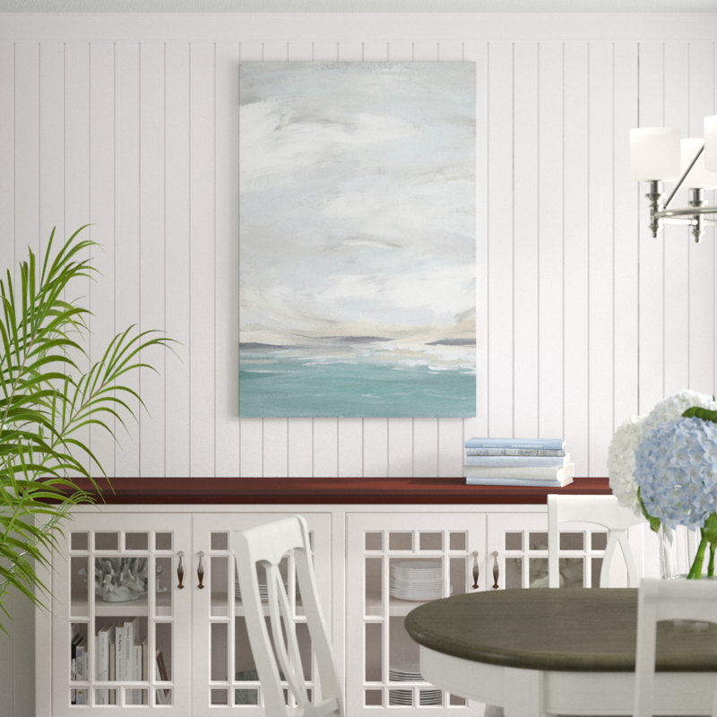 Seafoam Vista II by June Erica Vess - Painting, 76cm H x 51cm W, Wrapped Canvas