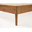 Lit plateforme simple en bois massif taille TG - acacia naturel, pieds évasés et structure renforcée en métal-1955434828