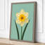 Minimalist Daffodil Botanical 1 Piece Wrapped Canvas Wall Art-1668545814-1668545816