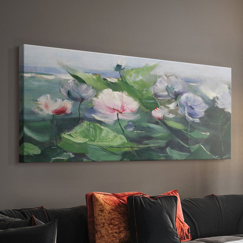 Botanical Series-CDLXVII- Toile tendue avec châssis - Prêt à accrocher, H 12 po x l 30 po