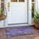 Machine Washable Indoor/Outdoor Xhevrie Purple Rug