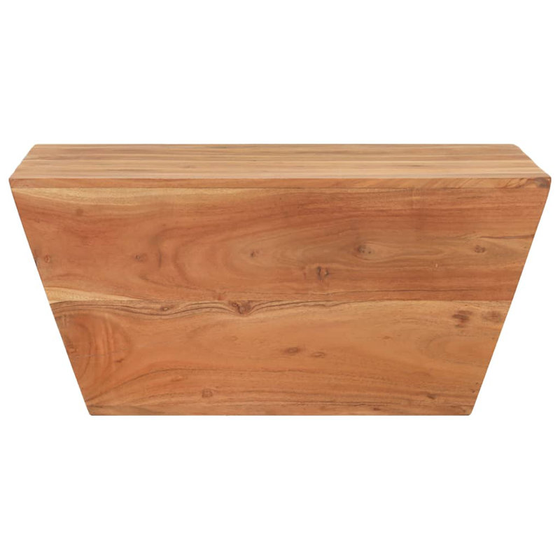 Table basse simple avec rangement Ksawery, Bois d'acacia solide