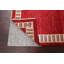 Tapis rouge en laine rouge Gabbeh Kashkoli