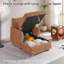 Méridienne convertible avec dossier réglable et rangement caché Beata, coussin amovible pour le salon et la chambre à coucher-1212369329