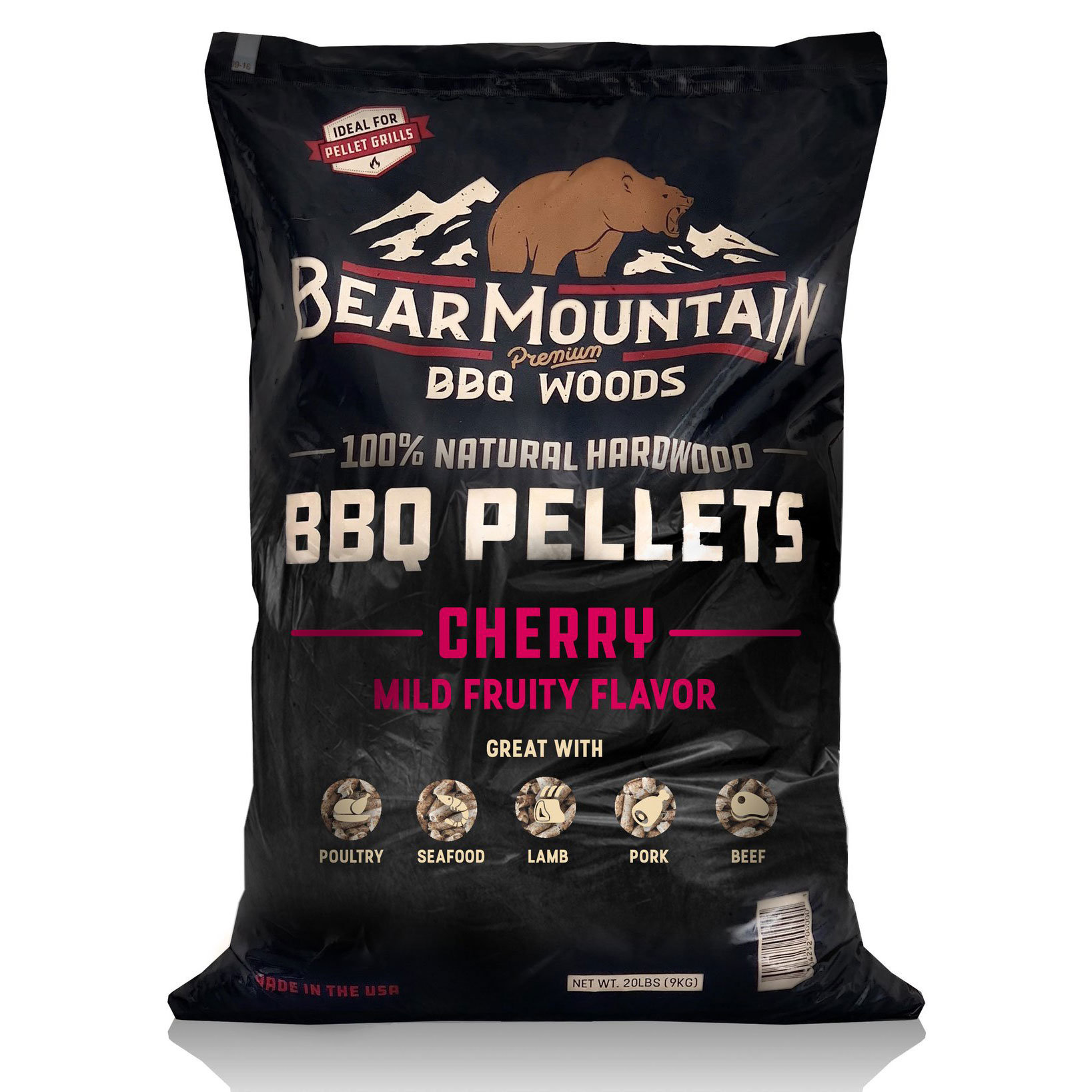 Bear Mountain BBQ Premium All-Natural Hardwood BBQ Smoker Pellets
