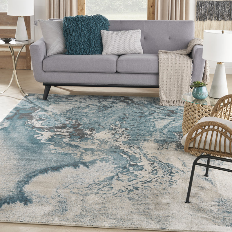 Abstract Indoor Rug, Rectangle 6' x 9'
