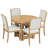 5 Piece Dining Set With Extendable Tabletop-1014637624