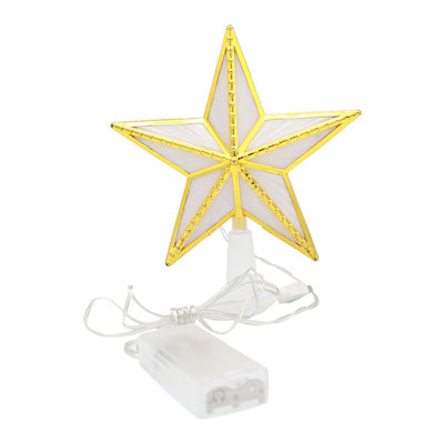 Christmas Tree Top Decoration LED Glowing Star Light Mall Counter Decoration Window Layout